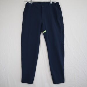 Mack Weldon Pants Mens Large Radius Flex Jogger Golf Performance Stretch Blue